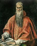 El Greco st. jerome as a cardinal china oil painting artist